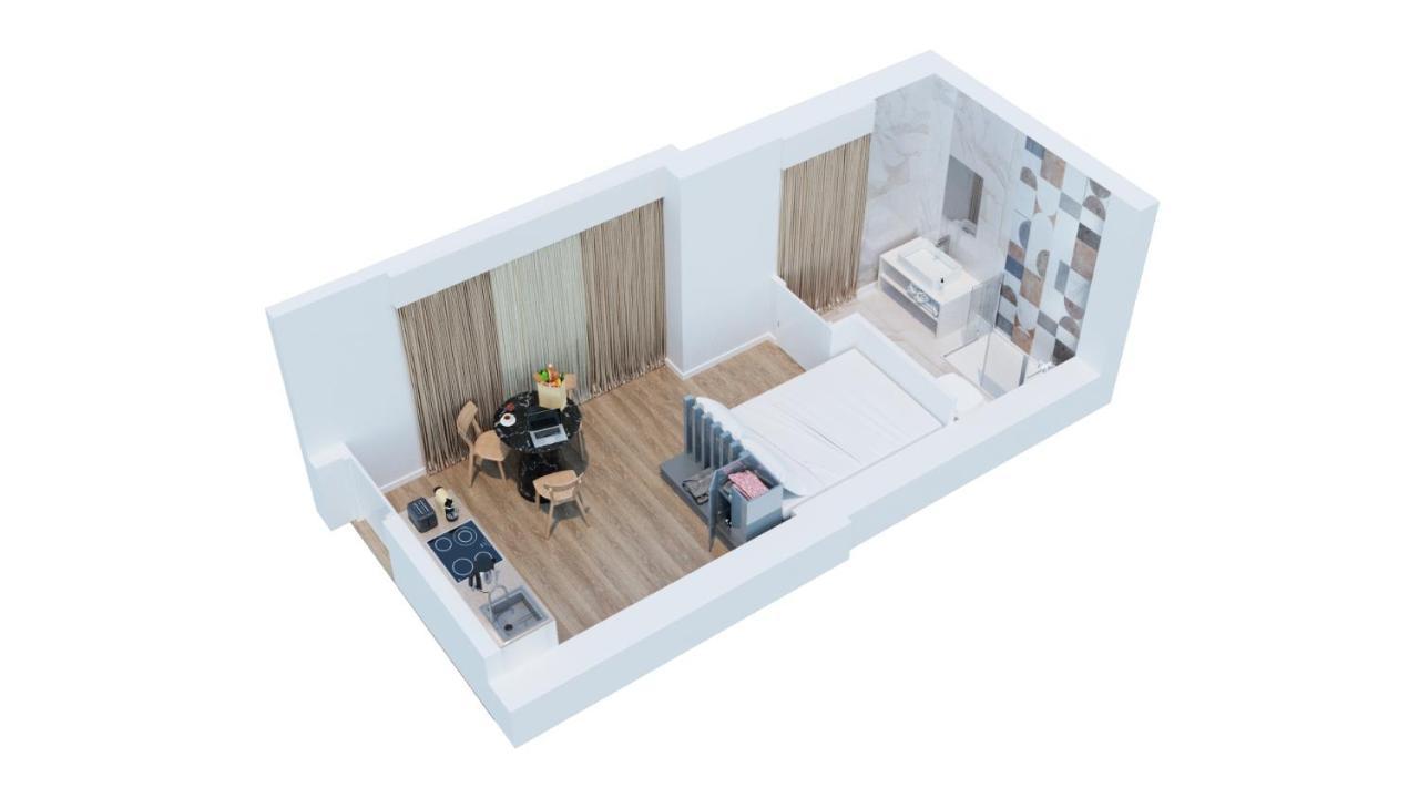 Studio first floor a quiet courtyard 18m2