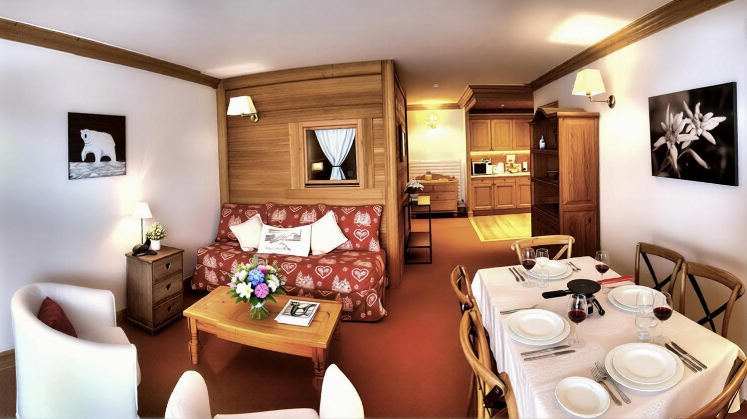 One-Bedroom Apartment Alcove