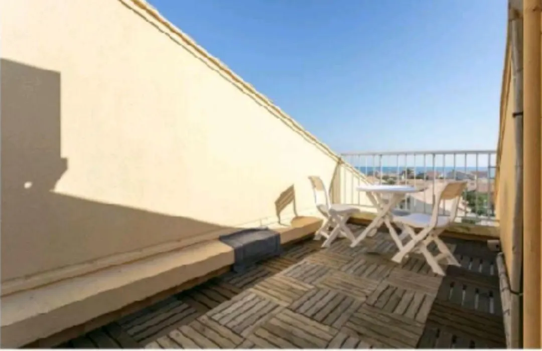 F3 Narbone-Plage Avec Solarium 250M De La Mer Vue Mer Et Clape-1