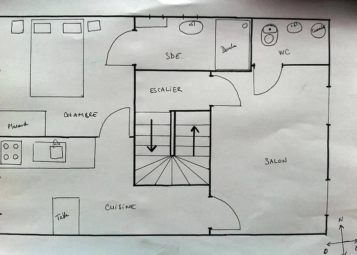 T2 42 m² en Centre-ville de Cambo-les-Bains