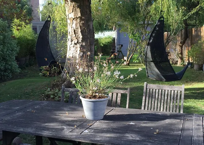Petit cocon lillois:Cheminée&jardin