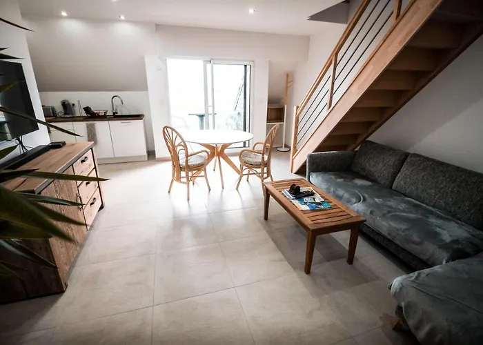 APPART-DUPLEX VUE MER PANORAMIQUE BALCON&PISCINE proche commerce