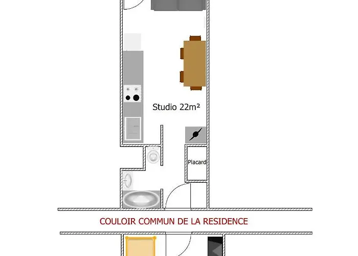 Le Buron Studio n1413 centre de Station Super Besse