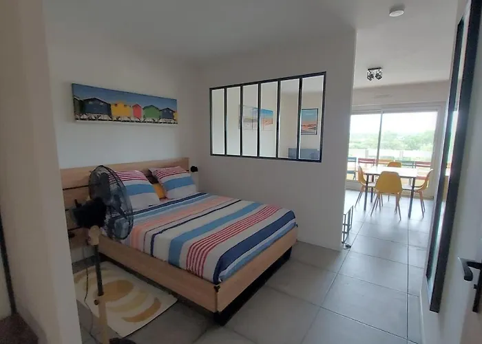 Grand Studio - Tout confort - Plage à 6 mn à pieds - Wifi