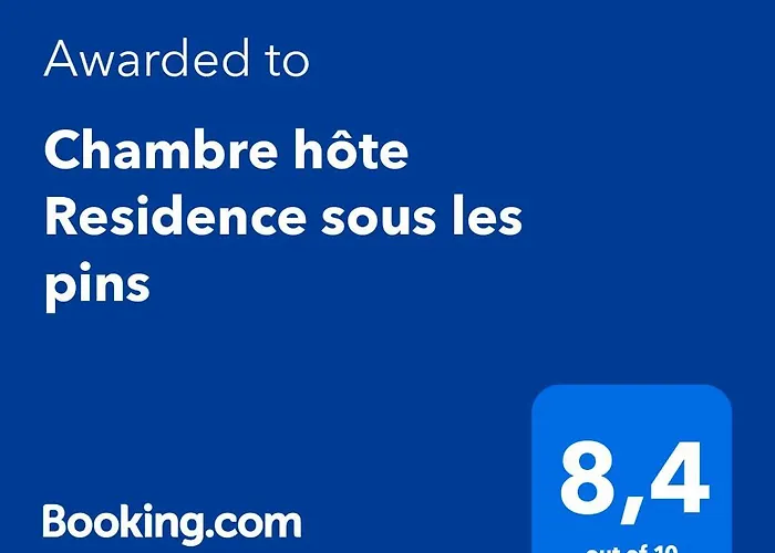 Chambre hôte chez l'habitant Residence sous les pins