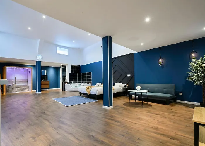 Ng Prestige - Nain I Suite Spa Privatif Premium I Jacuzzi - Sauna - Netflix - Projecteur