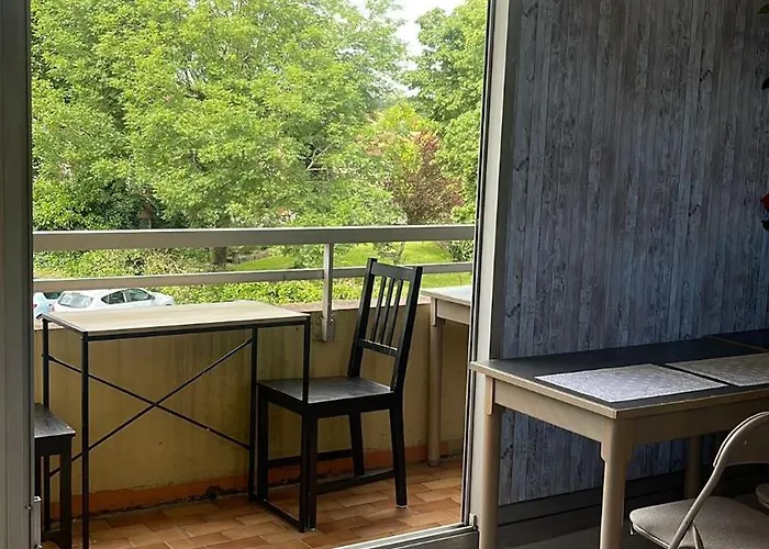 Studio avec balcon proche des thermes