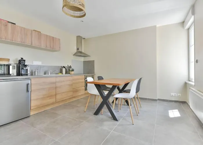 Appartement 4 personnes entrée le Touquet avec terrasse et jardin