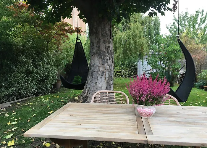 Petit cocon lillois:Cheminée&jardin