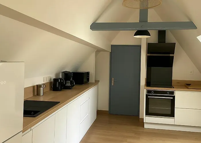 Charmant appartement 2 chambres entièrement rénové avec parking au calme tout en étant à deux pas des commerces et restaurants