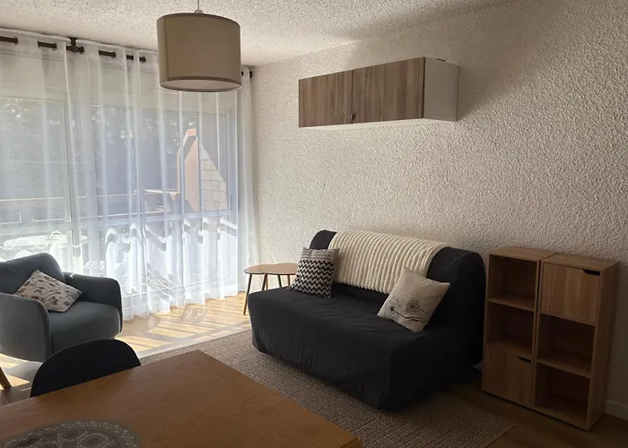 Studio de 32 m2 pour 3 personnes pied des pistes