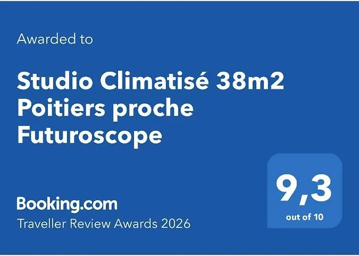 Studio Climatisé 38m2 Poitiers proche Futuroscope