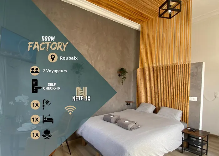 Roubaix Lille private shower&Netflix
