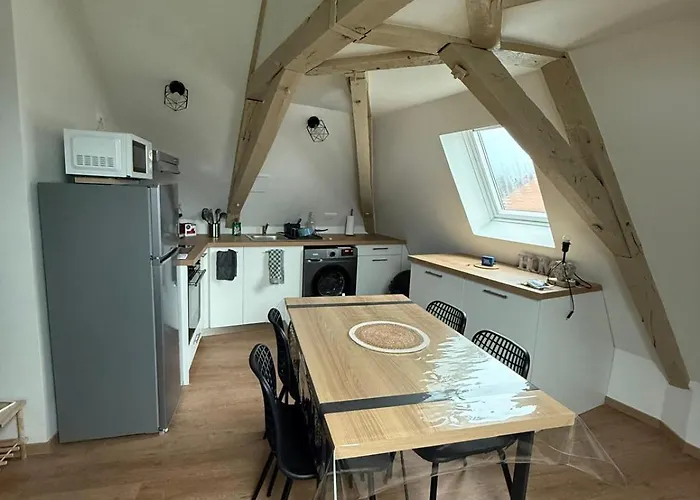 Au nid boisé - 2 chambres 4 pers - centre ville