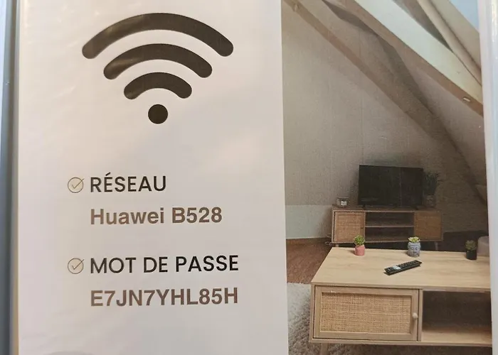 Au nid boisé - 2 chambres 4 pers - centre ville
