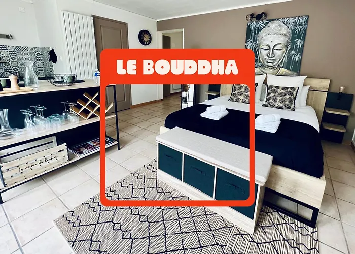 Le studio Bouddha Studio avec terrasse, centre ville, proche gare, by PRIMO C0NCIERGERIE