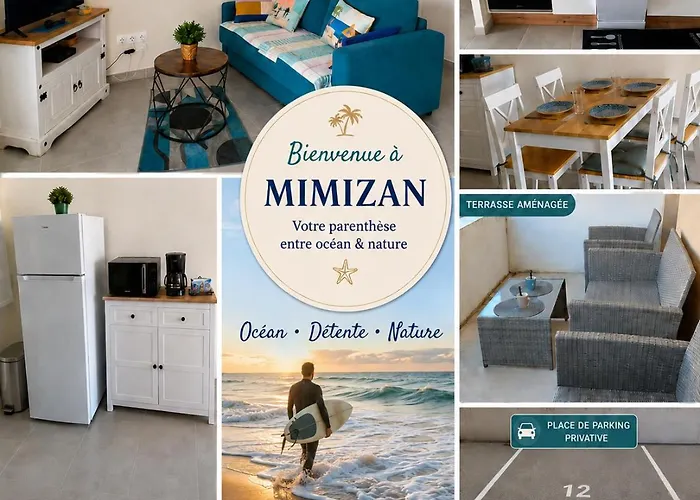 Appartement au bord de la plage et de la foret