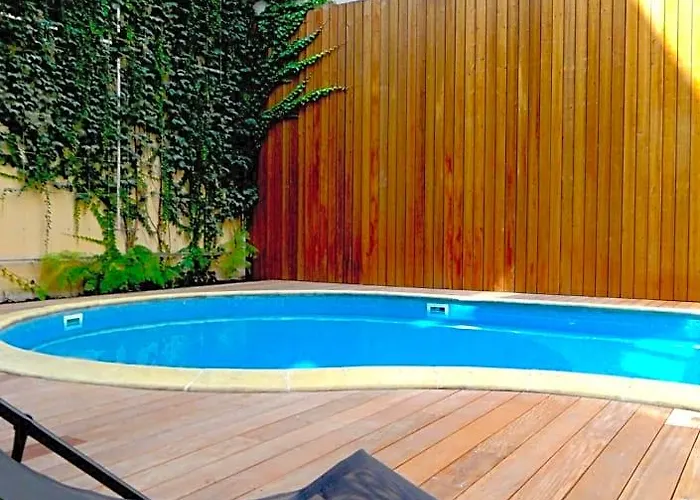 LOFT Luxe Hyper Centre: Terrasse/piscine/ Salle De Sport